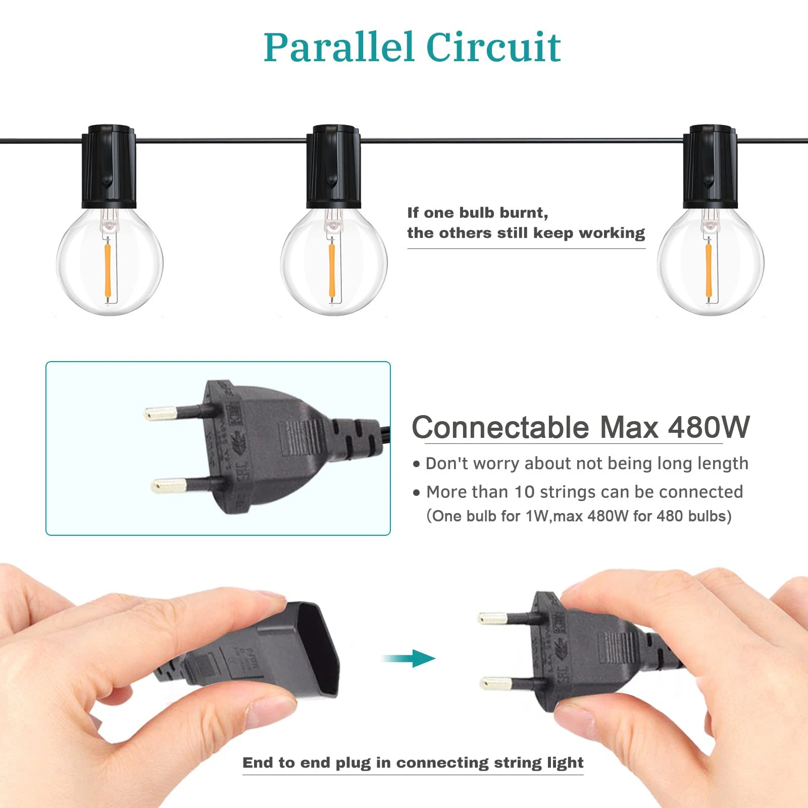 G40 Globe Outdoor String Lights