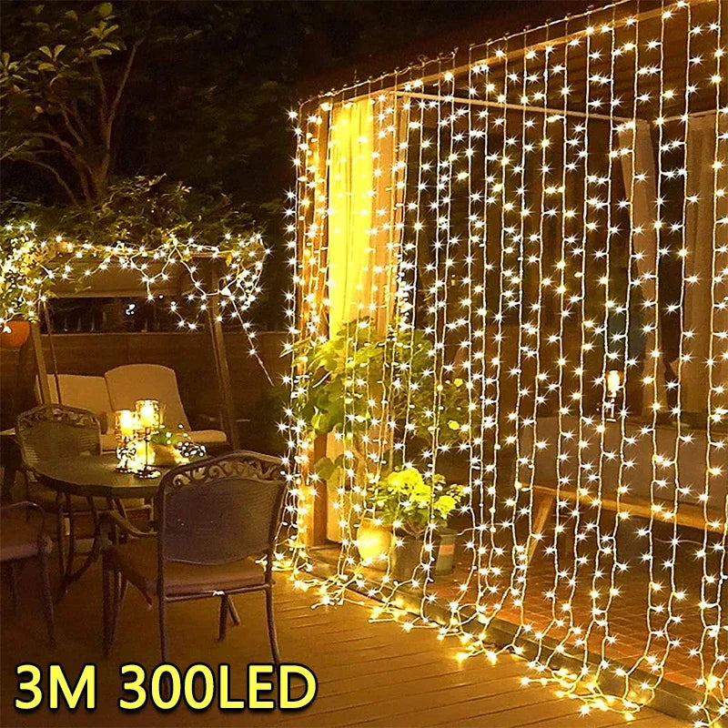 LED Curtain Fairy String Lights