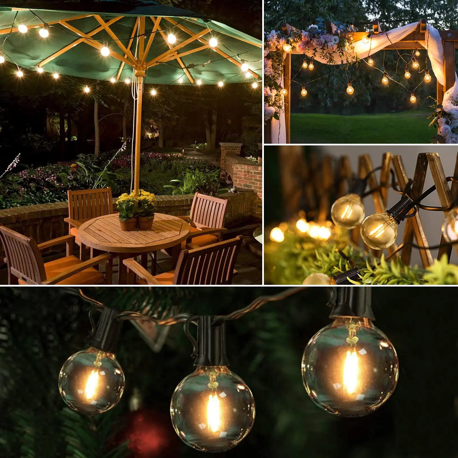 G40 Globe Outdoor String Lights